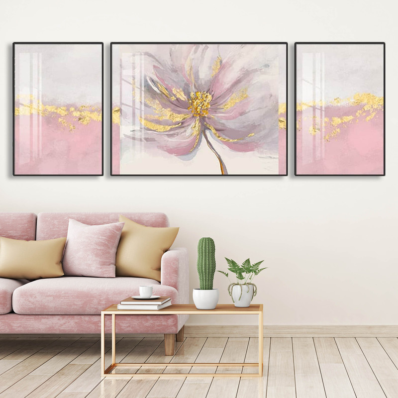 تابلو آتریسا طرح مدرن مدل AT00331 مجموعه 3 عددی | دنیای قاب