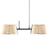 چراغ آویز دو شعله پلکسی کرو 24 وات ستاره شمال مدل HS18