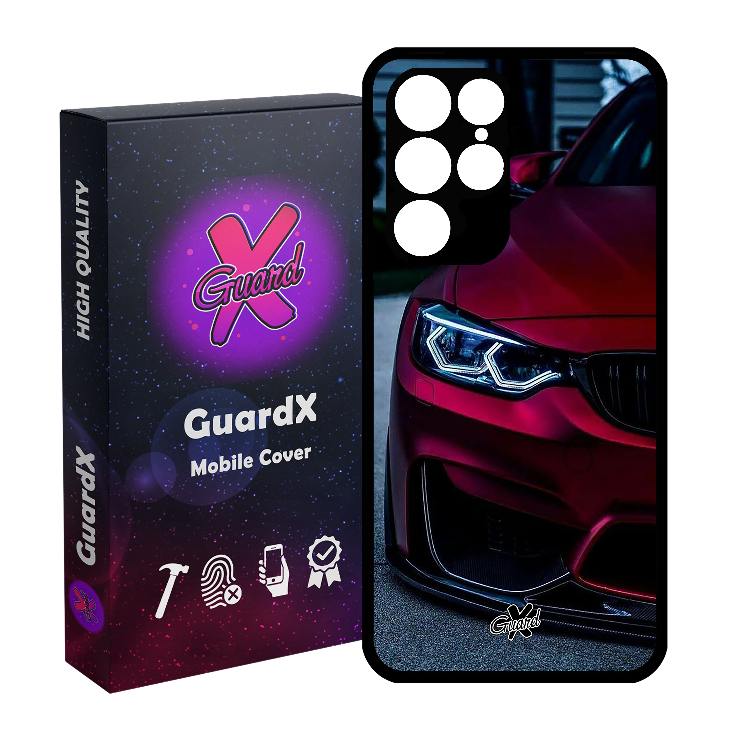 کاور گارد ایکس طرح BMW مدل Glass10298 مناسب برای گوشی موبایل سامسونگ Galaxy S22 Ultra