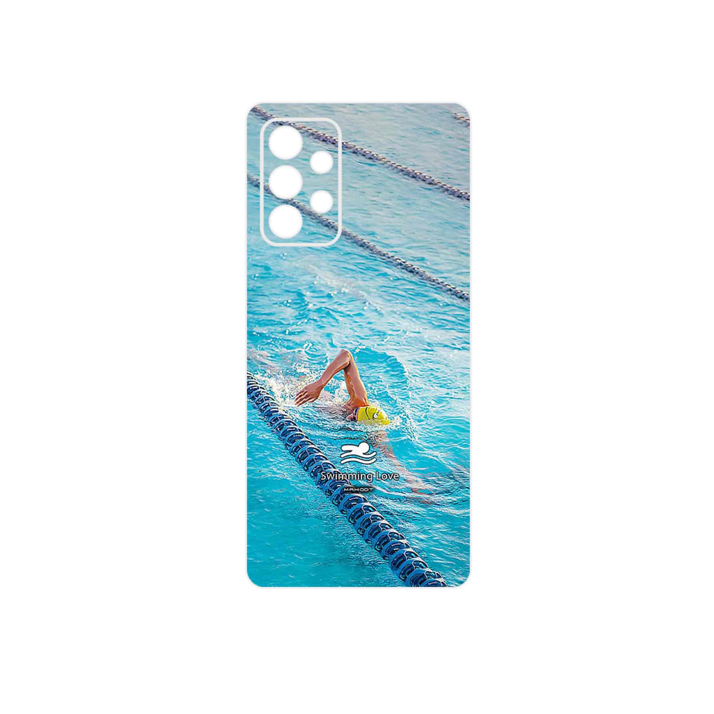 برچسب پوششی ماهوت مدل Swimming مناسب برای گوشی موبایل سامسونگ Galaxy A52 4G