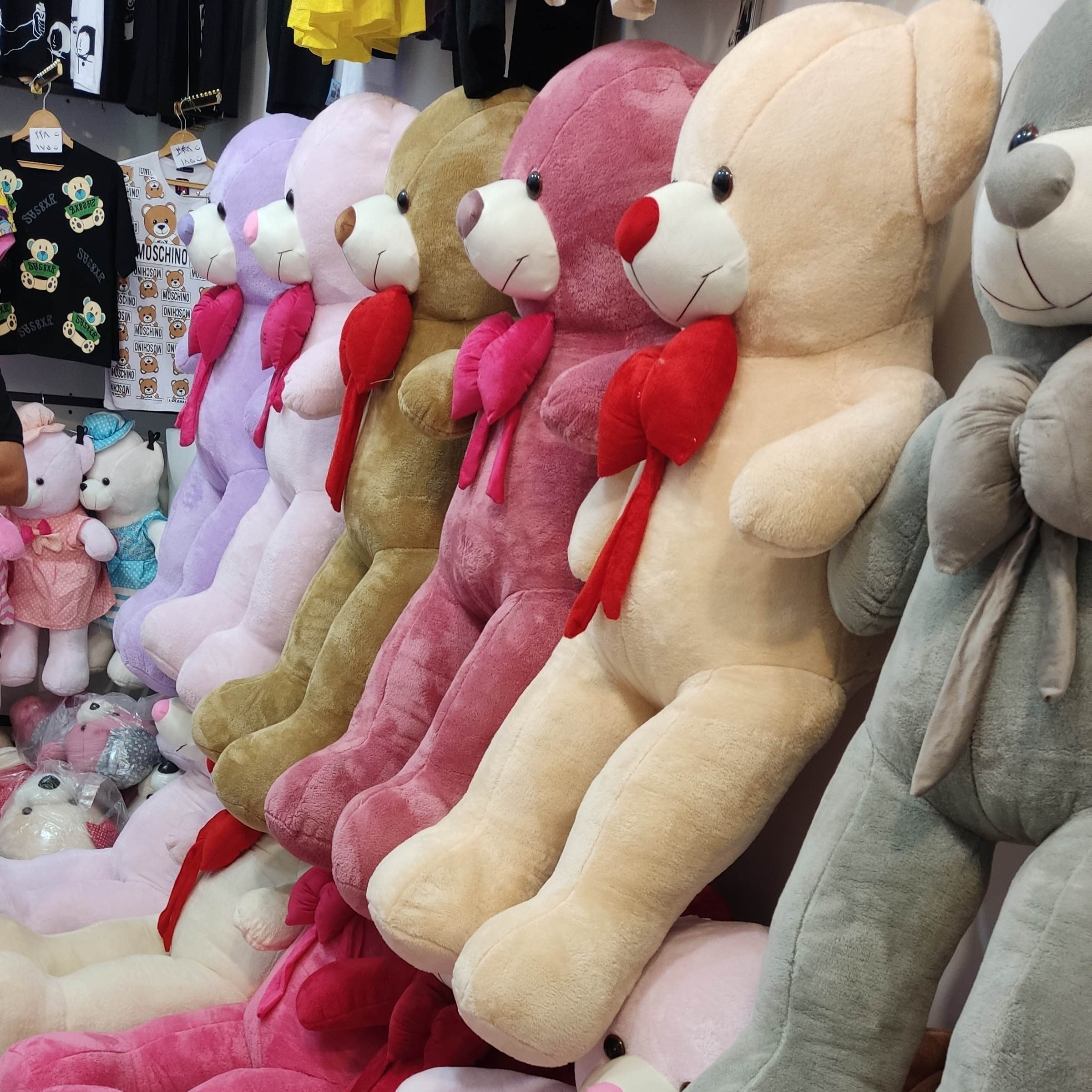 عروسک خرس غول 150سانتی در رنگ بندی تمام لایکو پارچه خارجی با ضمانت شستشو