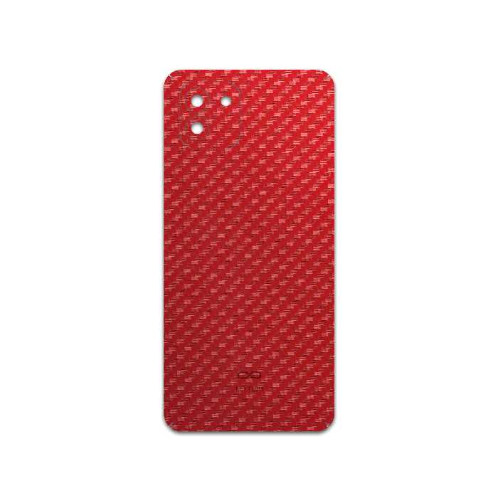 برچسب پوششی ماهوت مدل Red-Fiber مناسب برای گوشی موبایل سامسونگ Galaxy A03