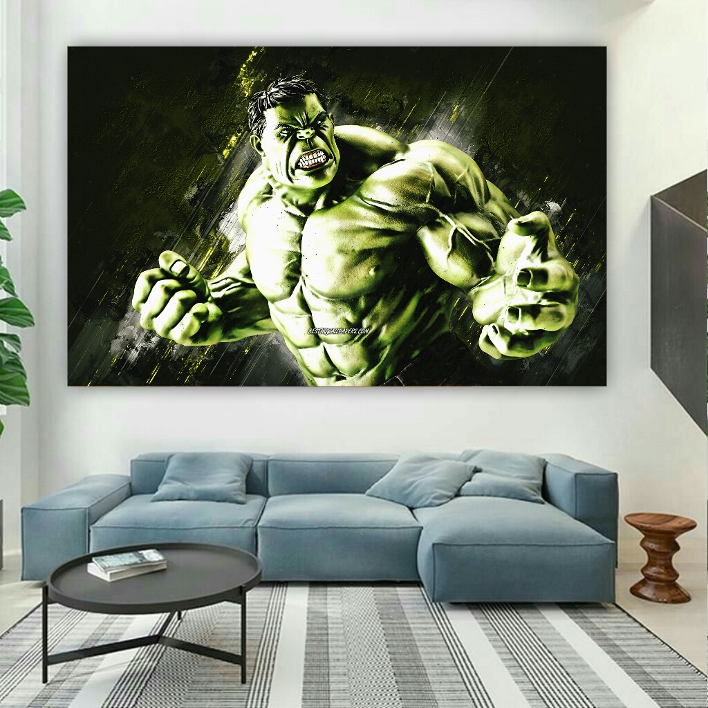 تابلو بوم طرح هالک شگفت انگیز کد BH706