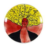 بشقاب دیوارکوب سرامیکی کد SN-1-04-20