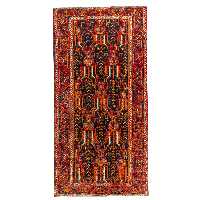 فرش دستبافت دو متری مدل نقشه بلوچ  کد 33.1826