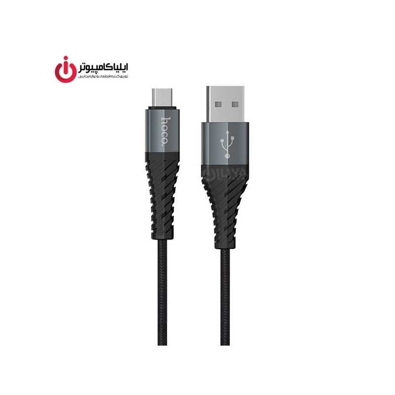 کابل دیتا Micro USB کنفی هوکو مدل X38 به طول 25 سانتیمتر