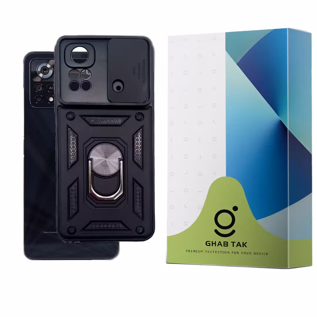 کاور قاب تک مدل استندی کد Guard-08 مناسب برای گوشی موبایل شیائومی Poco M4 Pro 4G