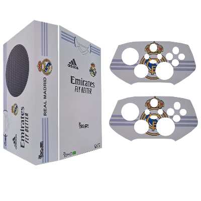 برچسب کنسول بازی XBOX S آیگیمر طرح رئال مادرید مدل Skins0010 مجموعه 3 عددی