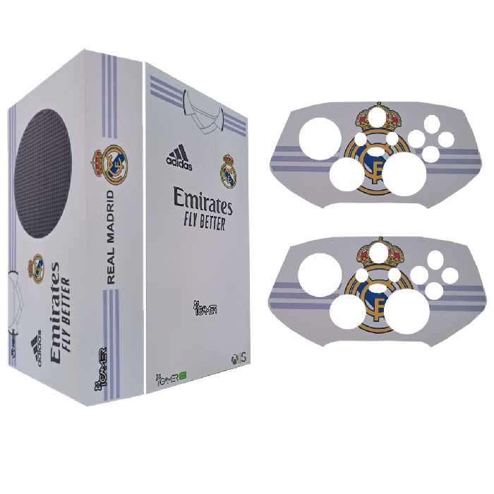 برچسب کنسول بازی XBOX S آیگیمر طرح رئال مادرید مدل Skins0010 مجموعه 3 عددی