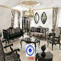 مبل کلاسیک ست 7 نفره کد 274