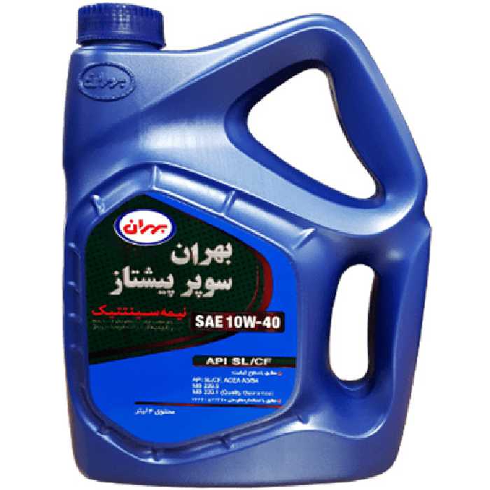خرید روغن موتور بهران سوپر پیشتاز 10w40 sl/cf نیمه سنتتیک چهار لیتری | اتوموبی