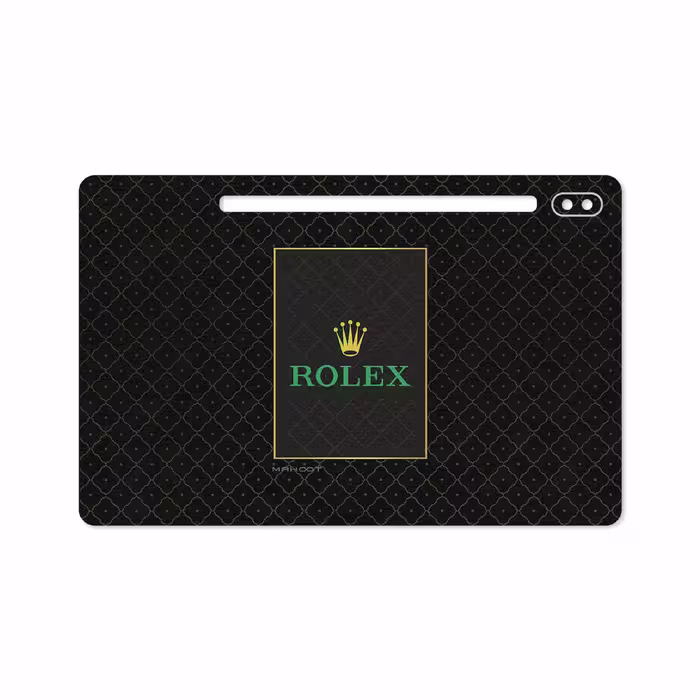 برچسب پوششی ماهوت مدل Rolex-Logo مناسب برای تبلت سامسونگ Galaxy Tab S6 2019 SM-T860