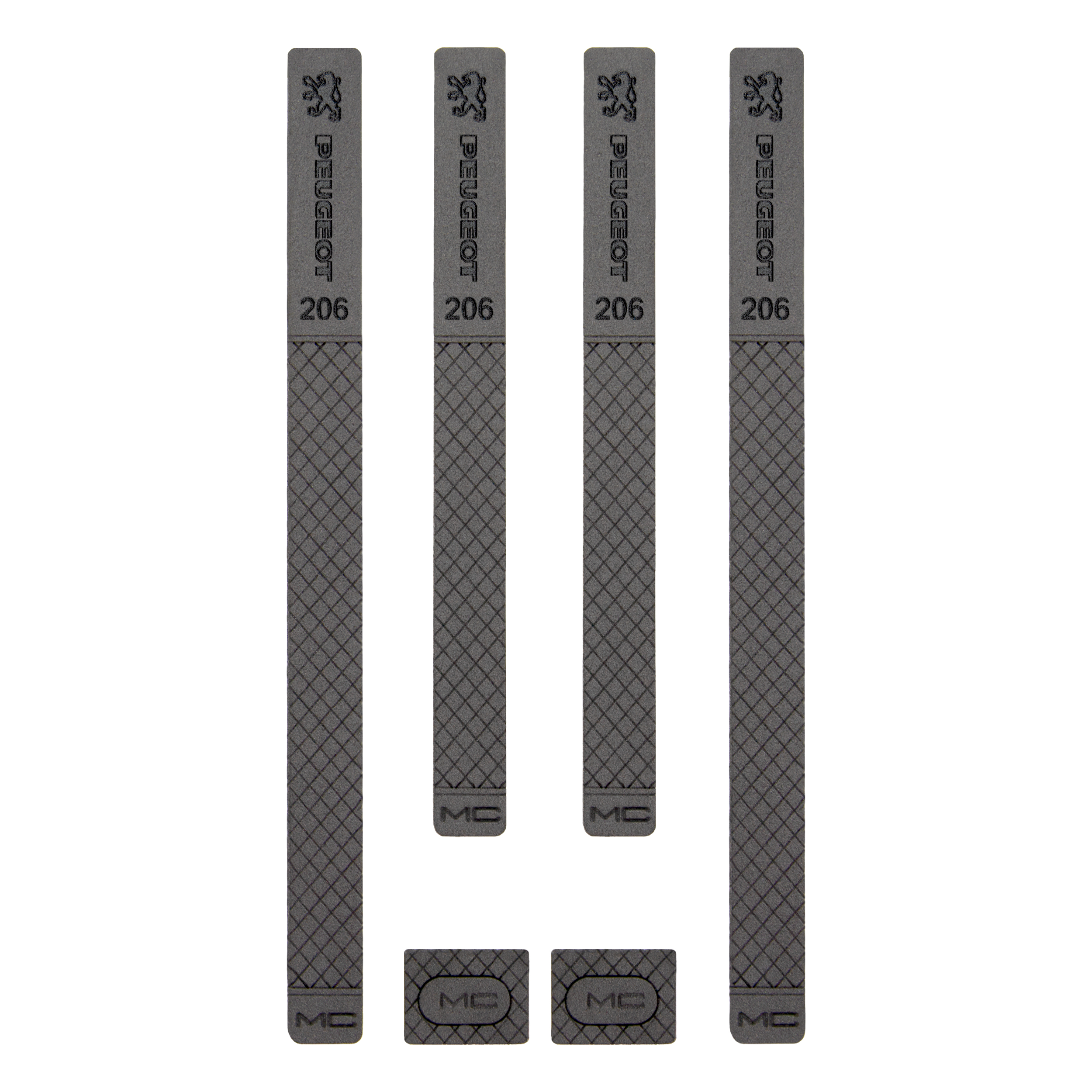 ضربه گیر در خودرو ام سی کد MC-P206 مناسب برای پژو 206 بسته 6 عددی