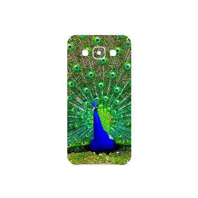 برچسب پوششی ماهوت مدل Peacock مناسب برای گوشی موبایل سامسونگ Galaxy E5