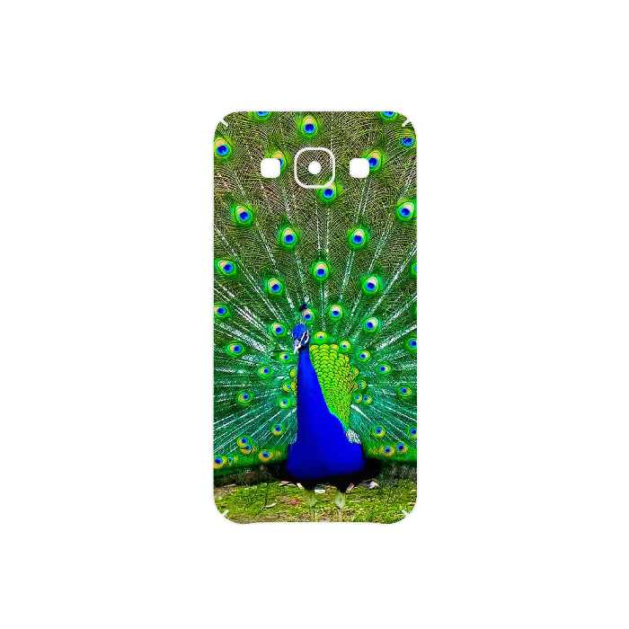 برچسب پوششی ماهوت مدل Peacock مناسب برای گوشی موبایل سامسونگ Galaxy E5