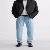 شلوار جین مردانه زارا STRAIGHT-LEG JEANS | تهران زارا TehranZara