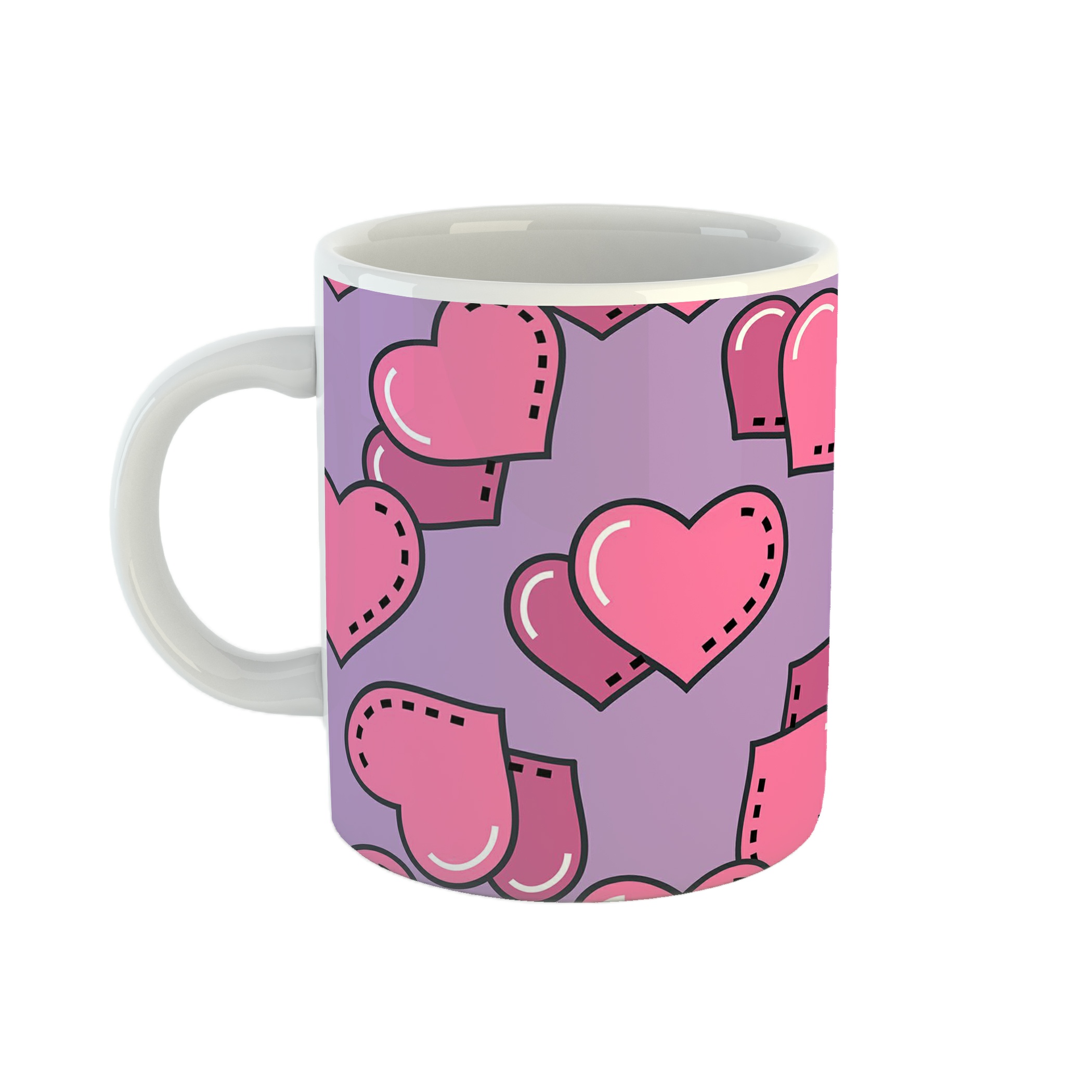 ماگ طرح عشق مدل قلب کد 12