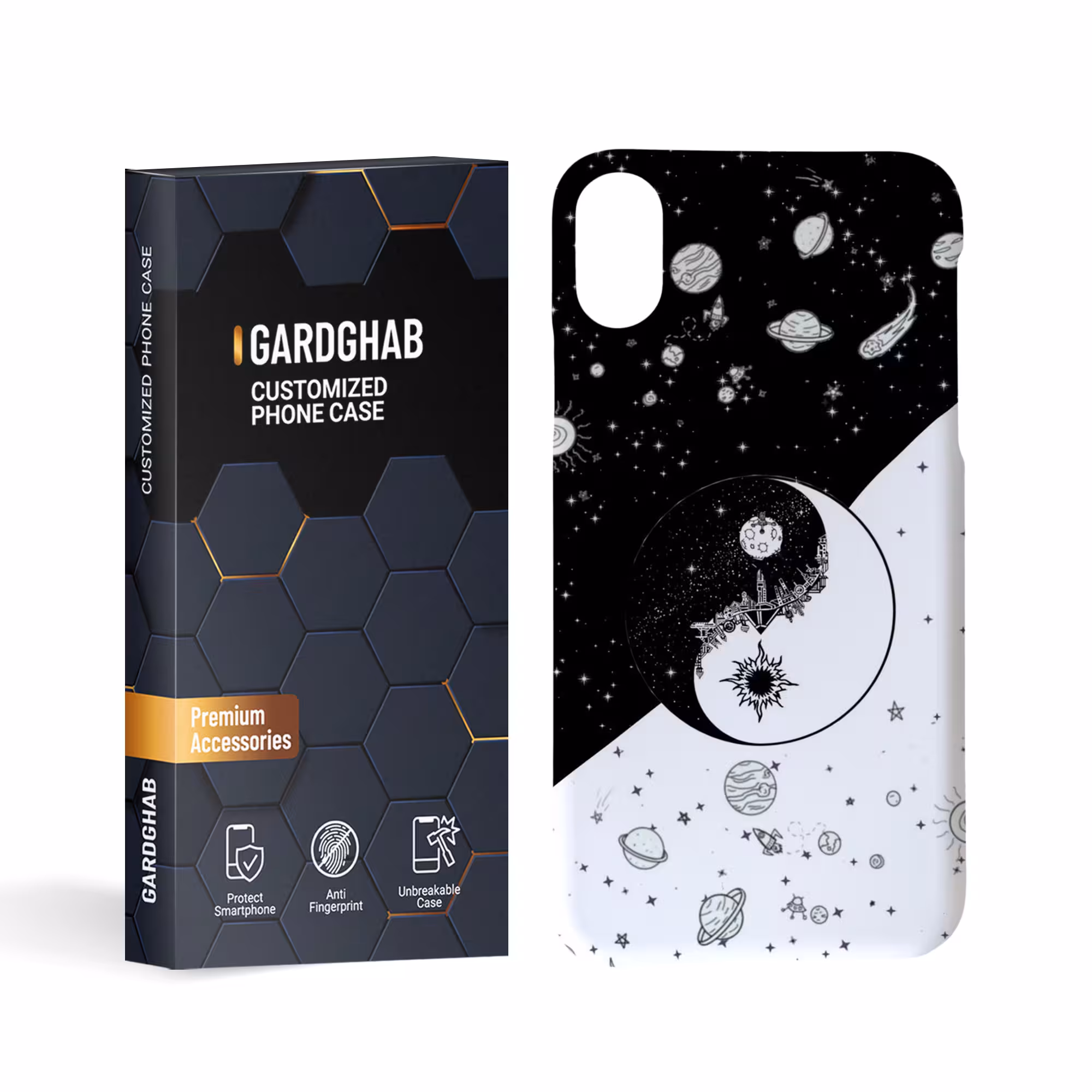 کاور گارد قاب مدل ساده مناسب برای گوشی موبایل اپل iphone x xs