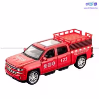 ماشین فلزی شورلت سیلورادو امداد نجات chevrolet silverado مقیاس 1:28
