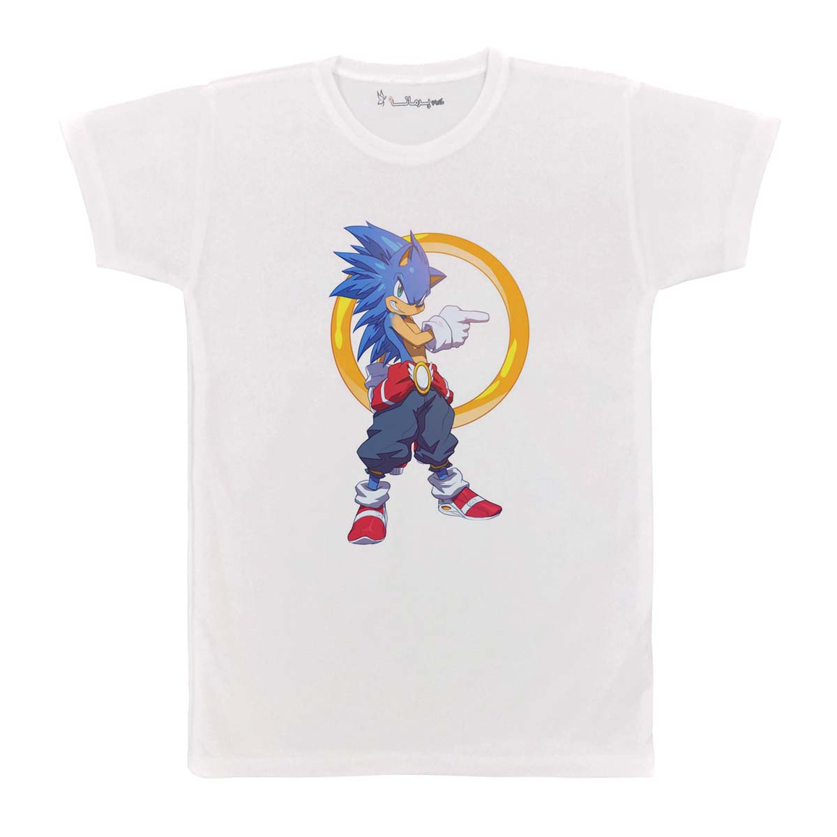 تی شرت بچگانه پرمانه طرح سونیک کد pmt.1612