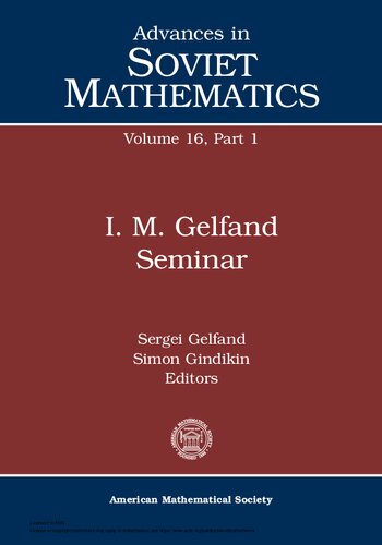 خرید و دانلود نسخه کامل کتاب I. M. Gelfand Seminar