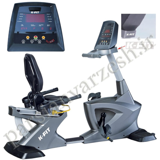 دوچرخه ثابت مبله باشگاهی K-FIT مدل 9001RW