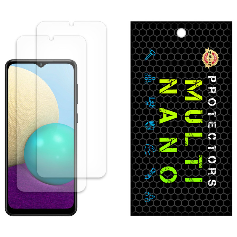 محافظ صفحه نمایش مات مولتی نانو مدل X-S2M مناسب برای گوشی موبایل سامسونگ Galaxy A02 بسته دو عددی | کالا برتری