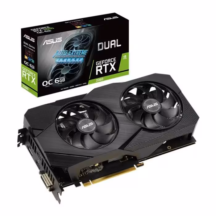 کارت گرافیک ایسوس DUAL RTX2060 O6G EVO