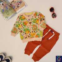 ست اسپرت زرافه مناسب دخترو پسر - مناسب 3 ماه تا 4 سال- لباسکودک- سیسمونی- لباسبچه