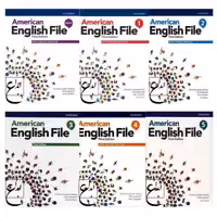 کتاب American English File Third Edition اثر جمعی از نویسندگان انتشارات ابداع 6 جلدی
