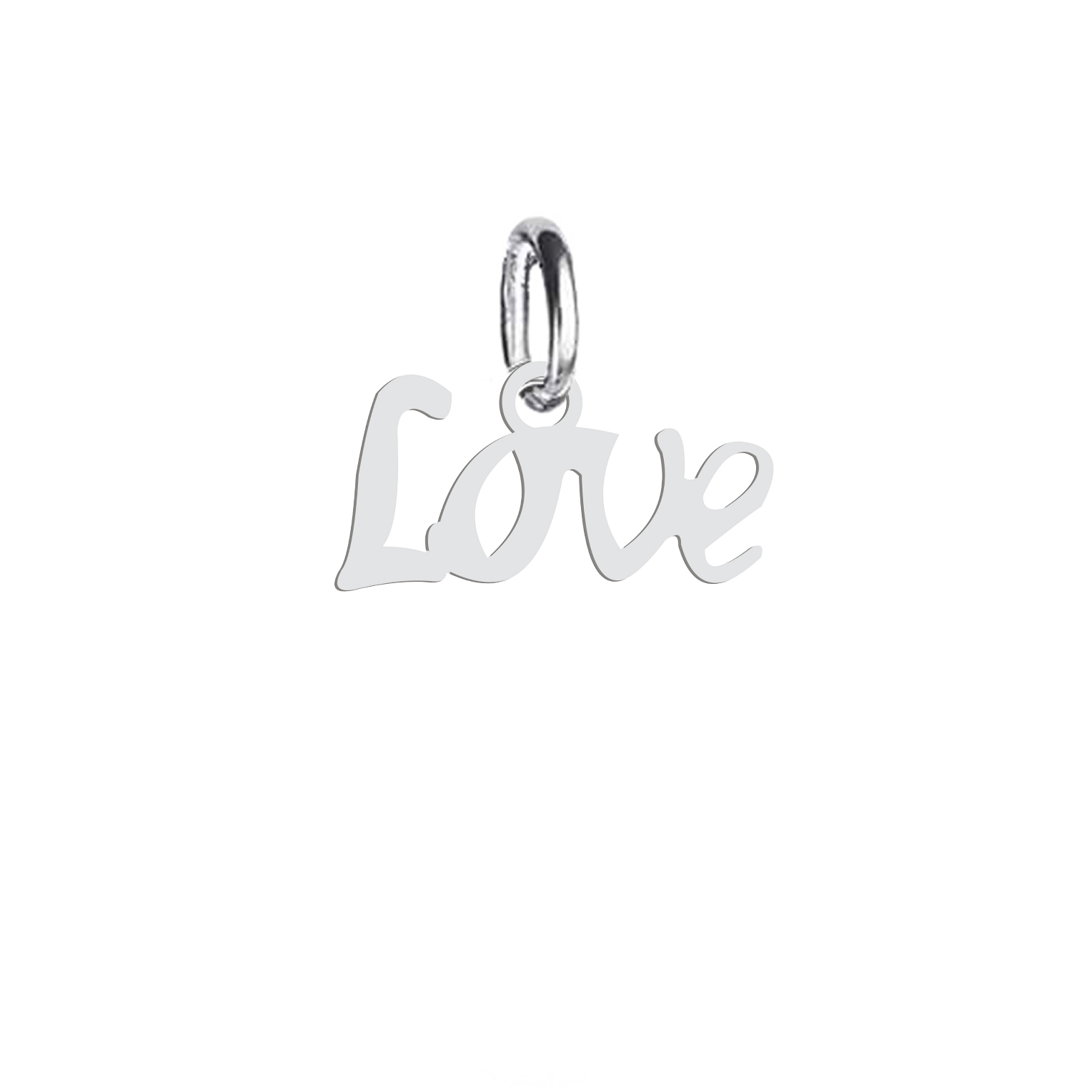 آویز گردنبند نقره هایکا طرح عشق love مدل nha 149