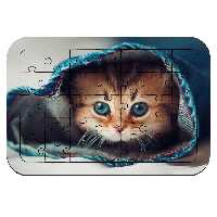 پازل 35 تکه طرح بچه گربه مدل NI07