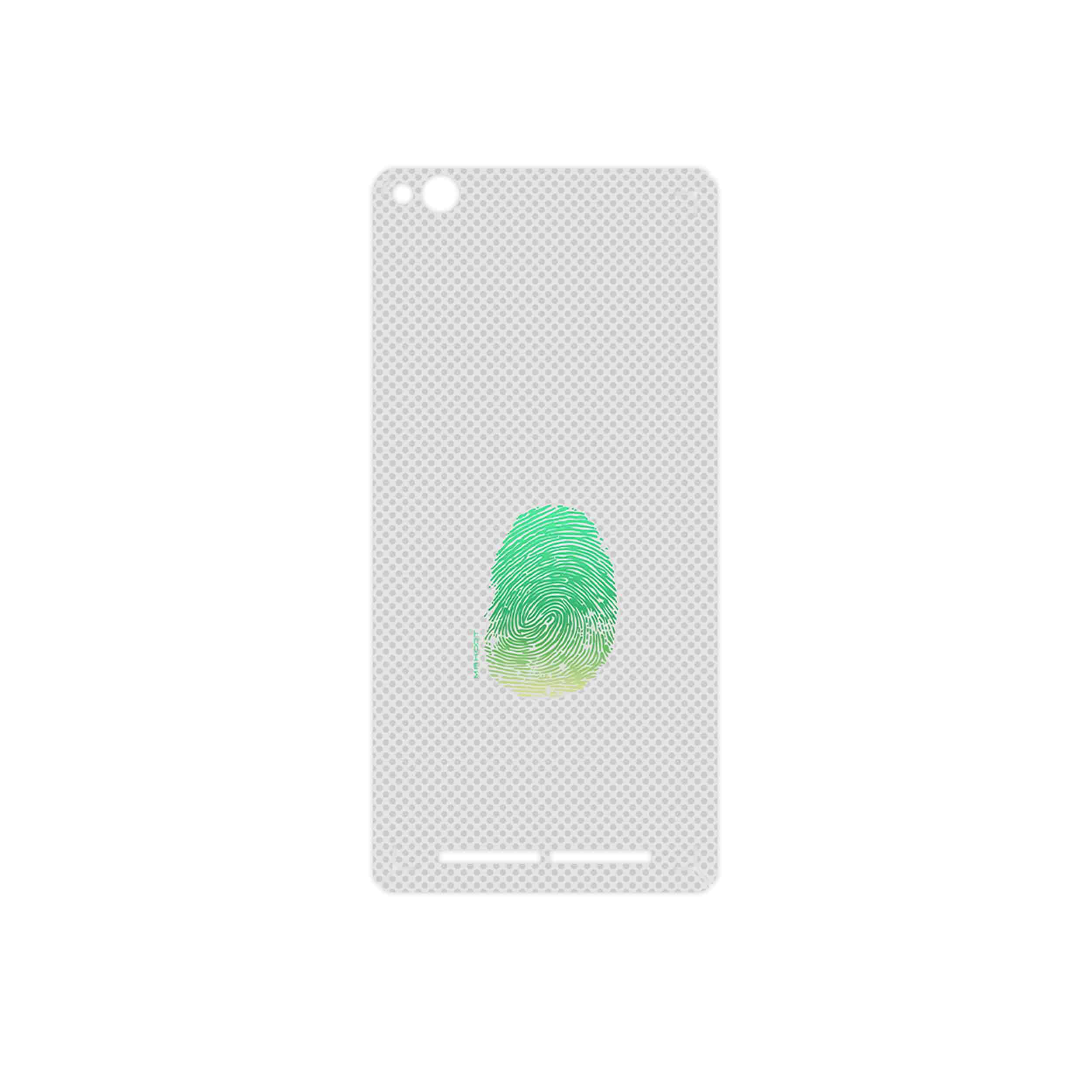 برچسب پوششی ماهوت مدل Minimal Fingerprint مناسب برای گوشی موبایل شیائومی Redmi 3