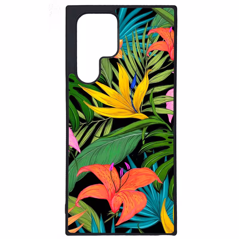 کاور طرح گل کد G-056 مناسب برای گوشی موبایل سامسونگ Galaxy S22 Ultra | دیجی قاب دونی
