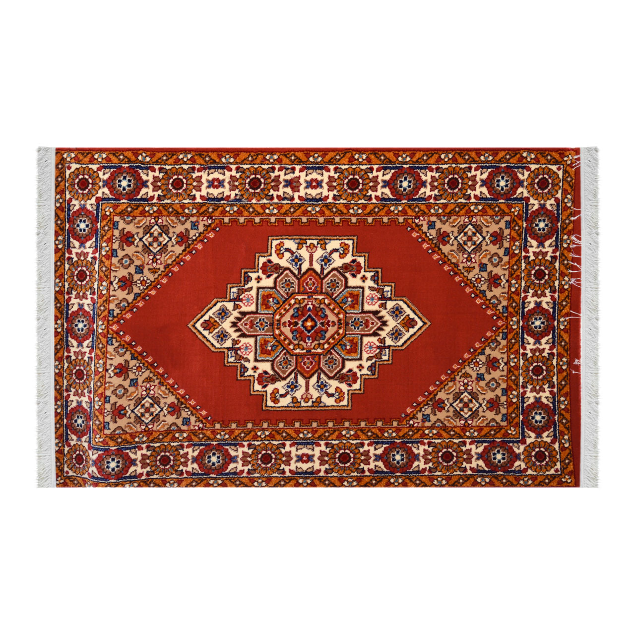 فرش ماشینی کویر طرح شاهسون مدل MT-KP3235