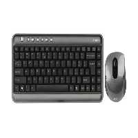 کیبورد و ماوس بی سیم ای فورتک مدل 7300N