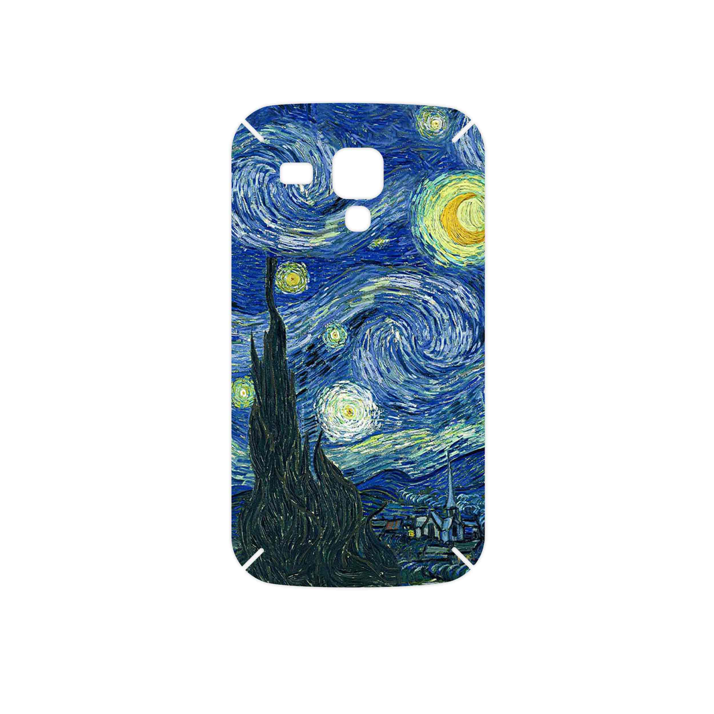برچسب پوششی ماهوت مدل The Starry Night of van Gogh مناسب برای گوشی موبایل سامسونگ Galaxy S Duos GT S7562
