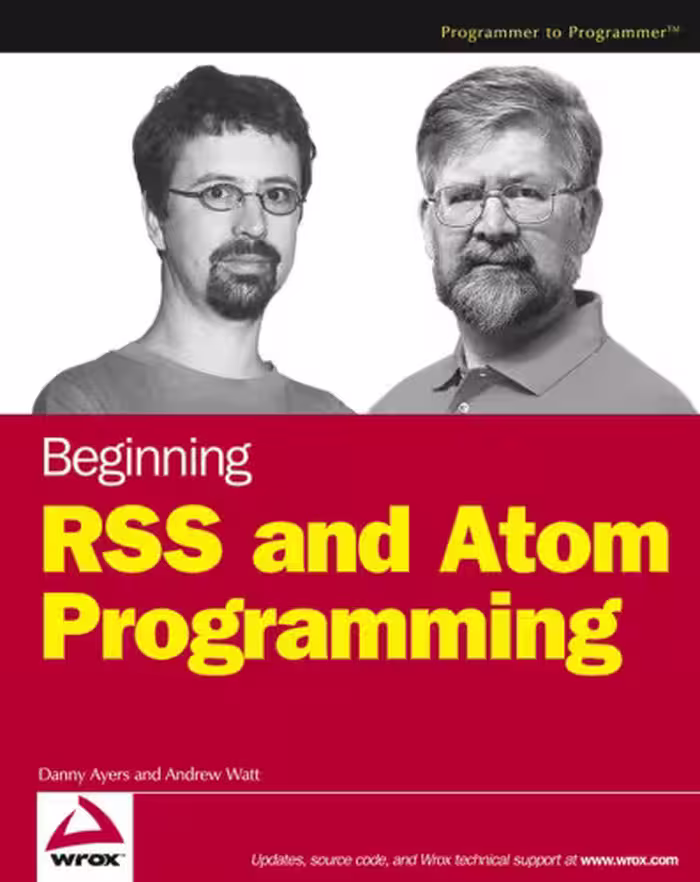 خرید و دانلود نسخه کامل کتاب Beginning RSS and Atom Programming