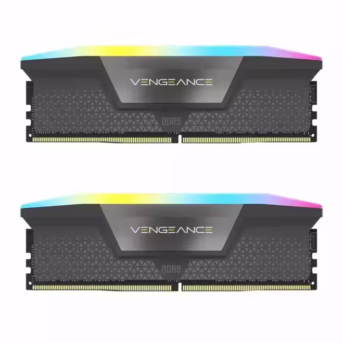 رم دسکتاپ DDR5 دو کاناله 6000 مگاهرتز CL36 کورسیر مدل VENGEANCE RGB ظرفیت 32 گیگابایت