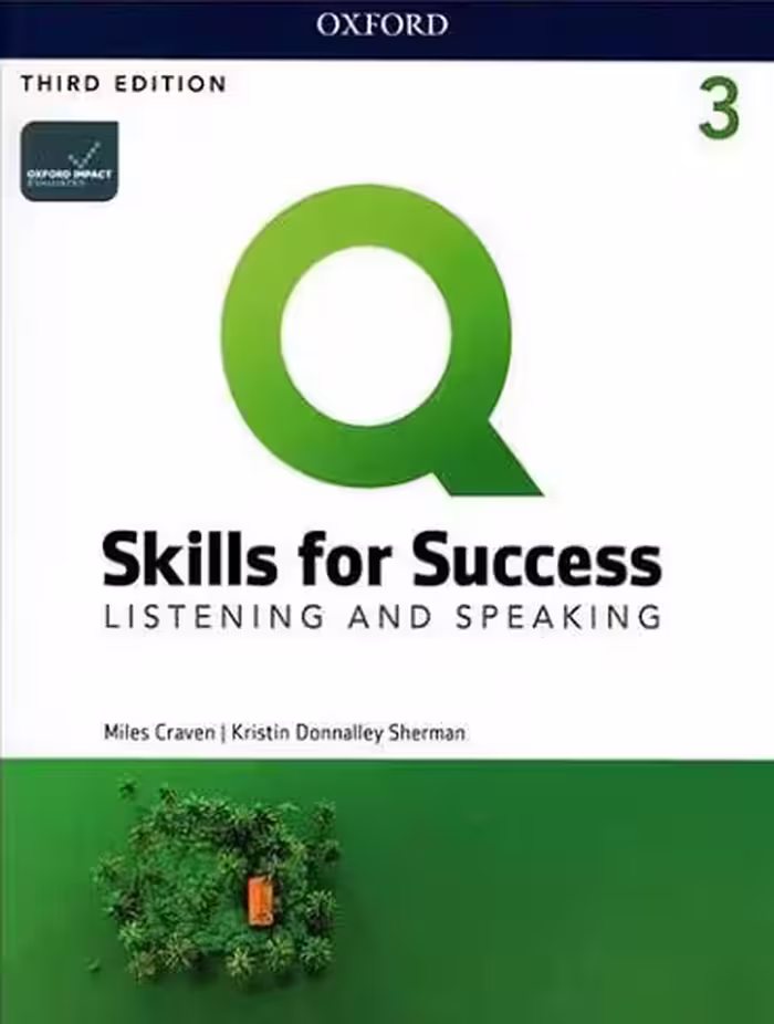 Q Skills for Success 3 3rd Listening and Speaking  DVD کتاب کیو اسکیلز 3(وزیری)