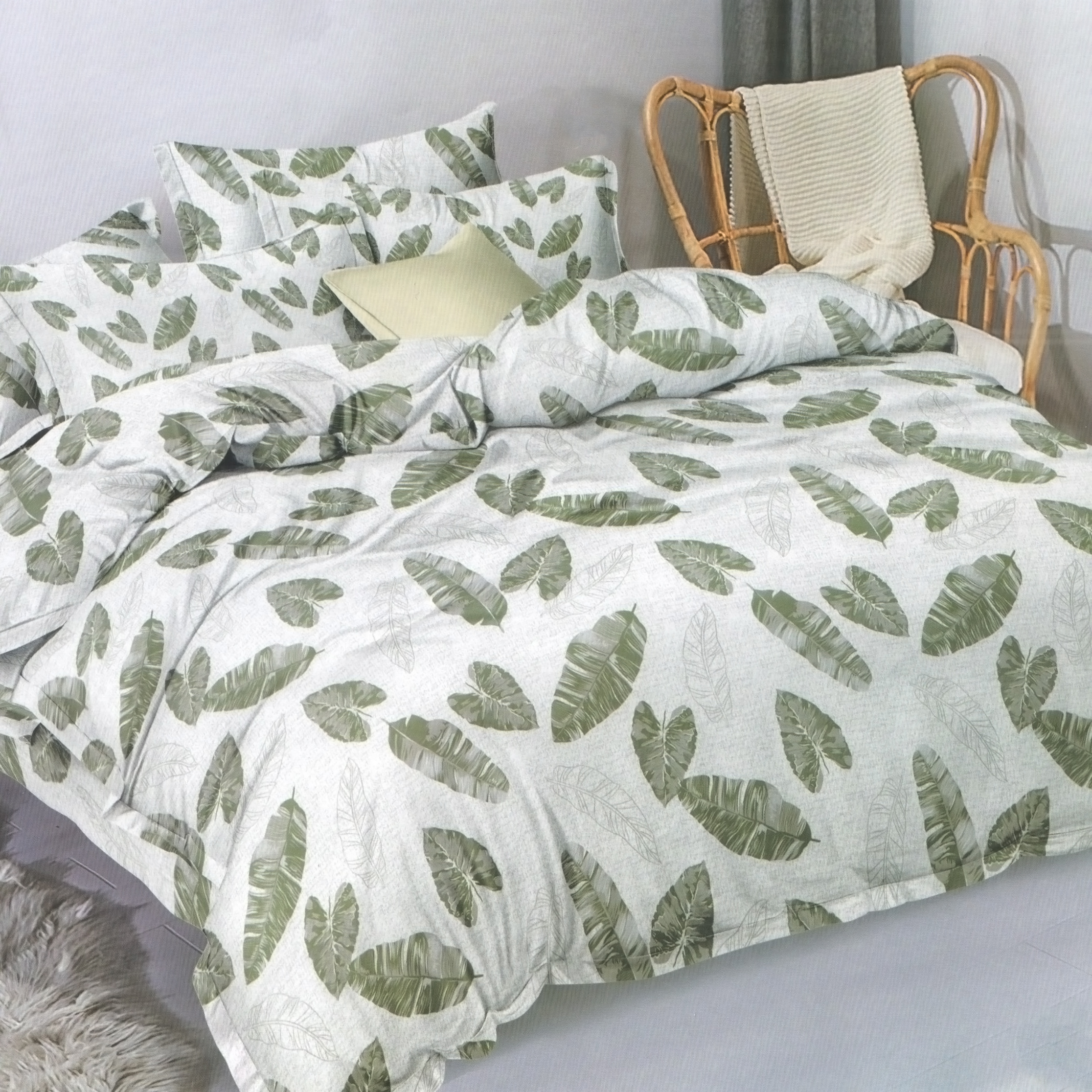 سرویس خواب مدل برگ پهن  دو نفره شش تکه