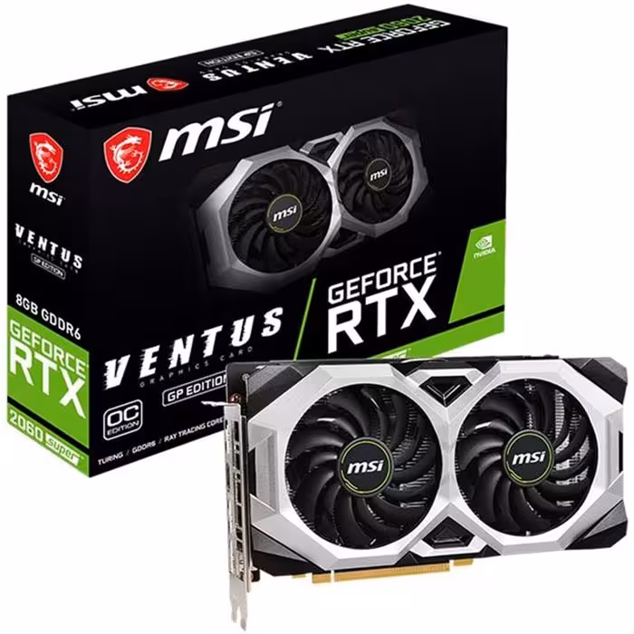 کارت گرافیک ام اس ای RTX 2060 SUPER VENTUS GP OC 8G