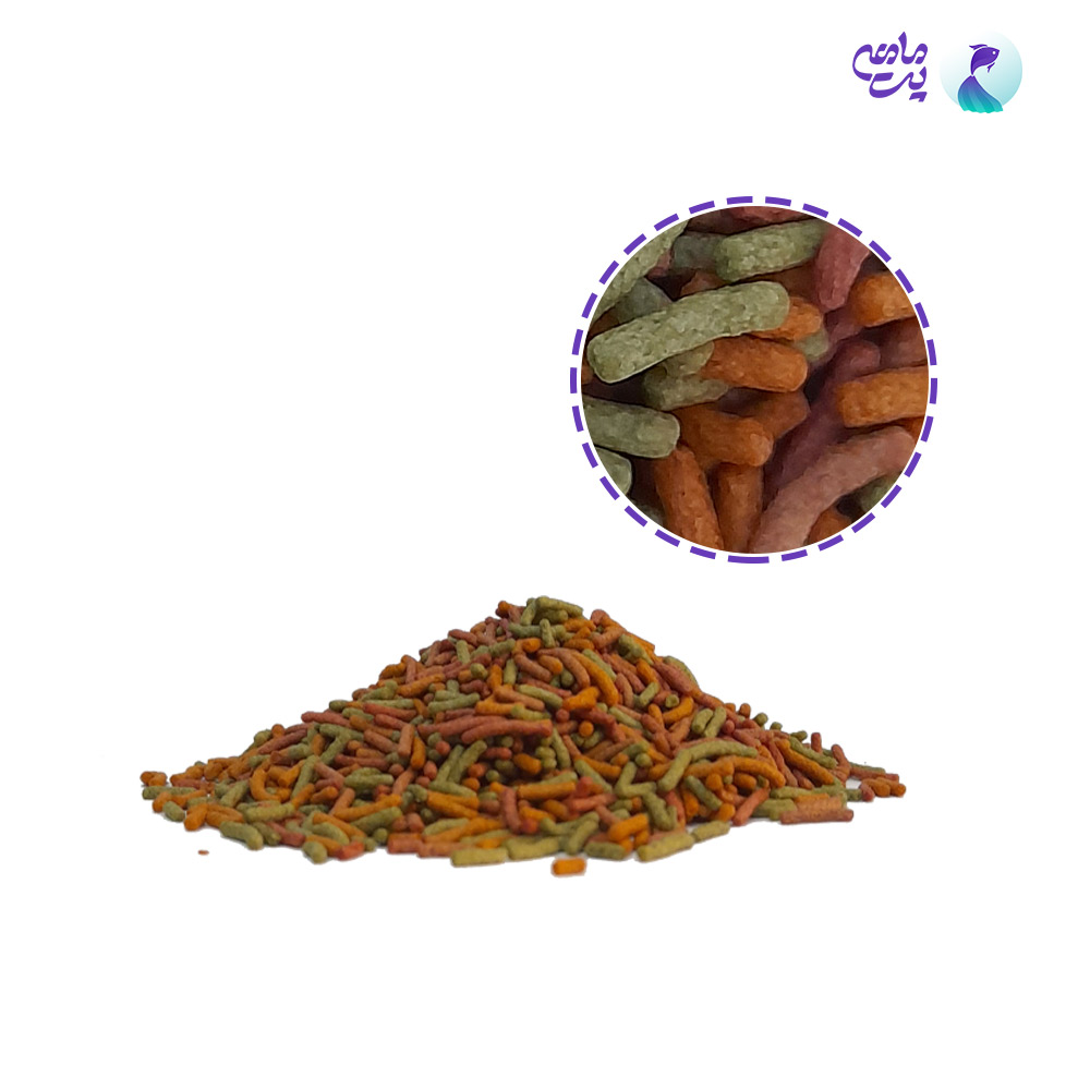 غذای استیک کوی میکس سایز 25 میلی متر بسته 500 گرمی