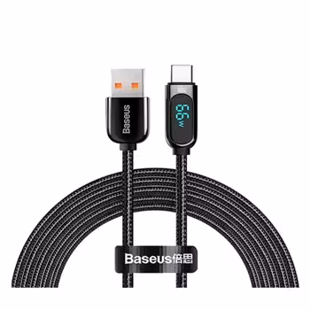 کابل شارژ باسئوس USB-A به USB-C مدل Display Fast Charging CASX020001