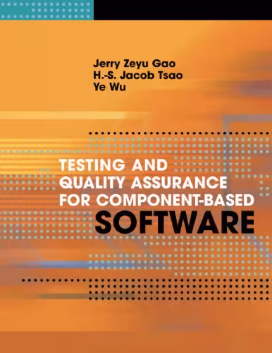 خرید و دانلود نسخه کامل کتاب testing and quality assurance for component based software