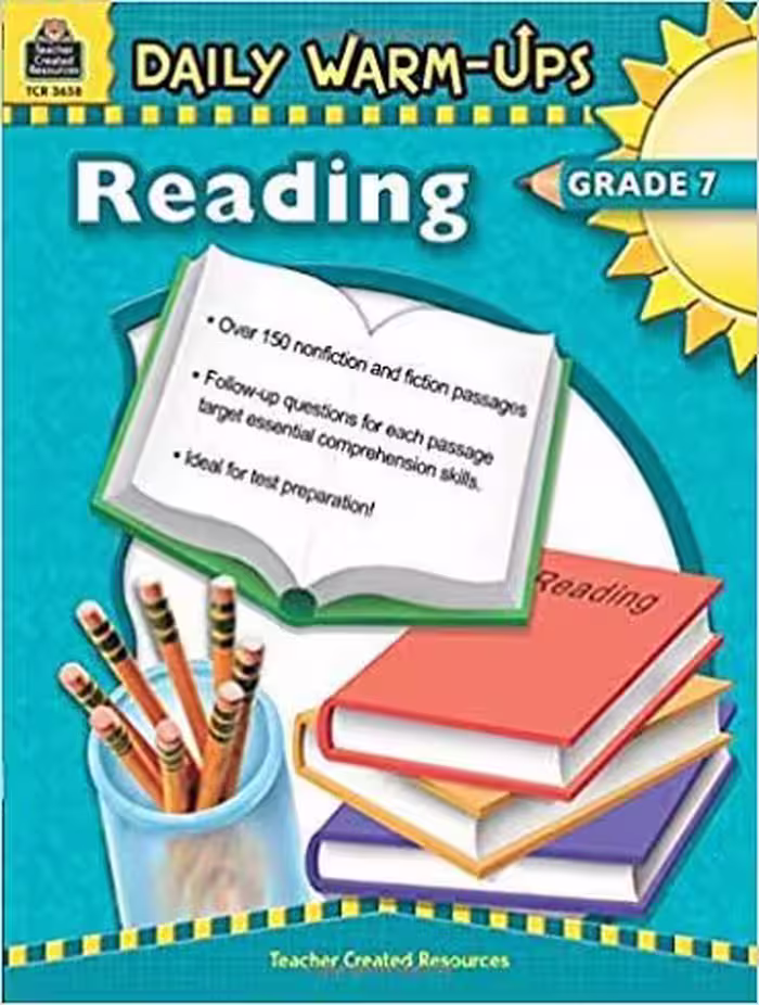 کتاب Daily Warm-Ups Reading Grade 7