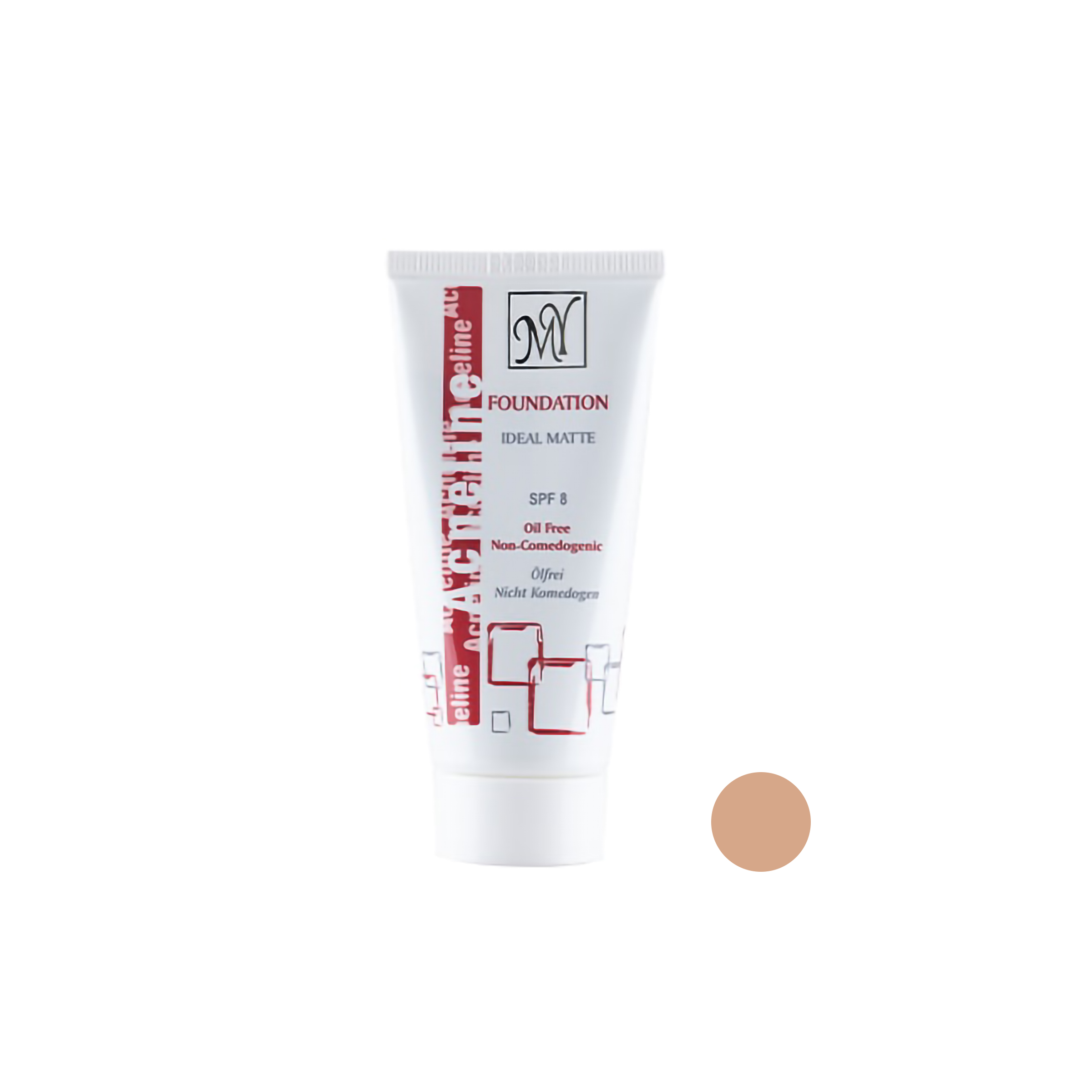 کرم پودر تیوپی مای فاقد چربی آکنه لاین شماره A03 حجم 35 میلی لیتر