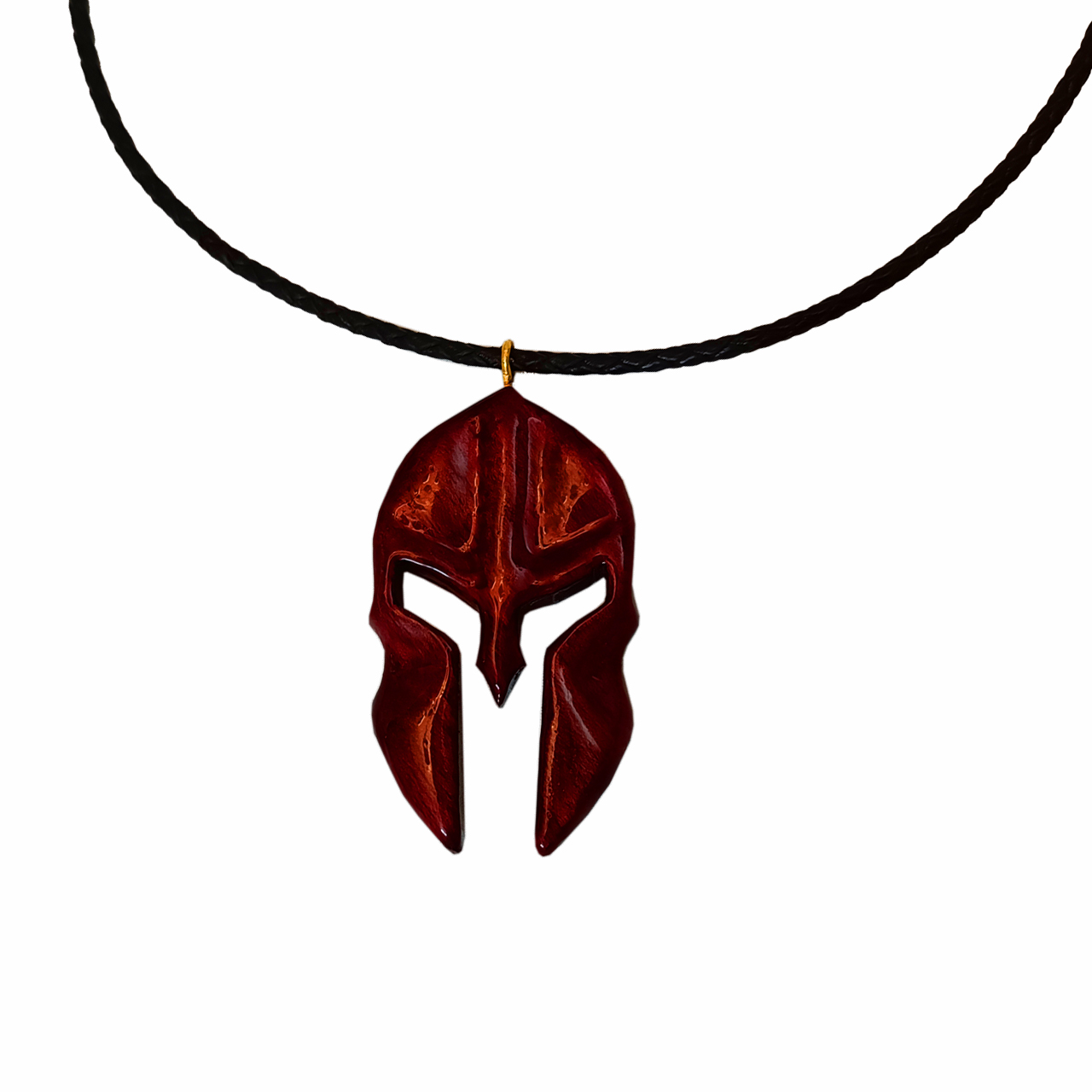 گردنبند مدل چوبی طرح گلادیاتور کد 01