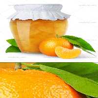عکس با کیفیت مربای نارنگی | گرافیک با طعم تربچه