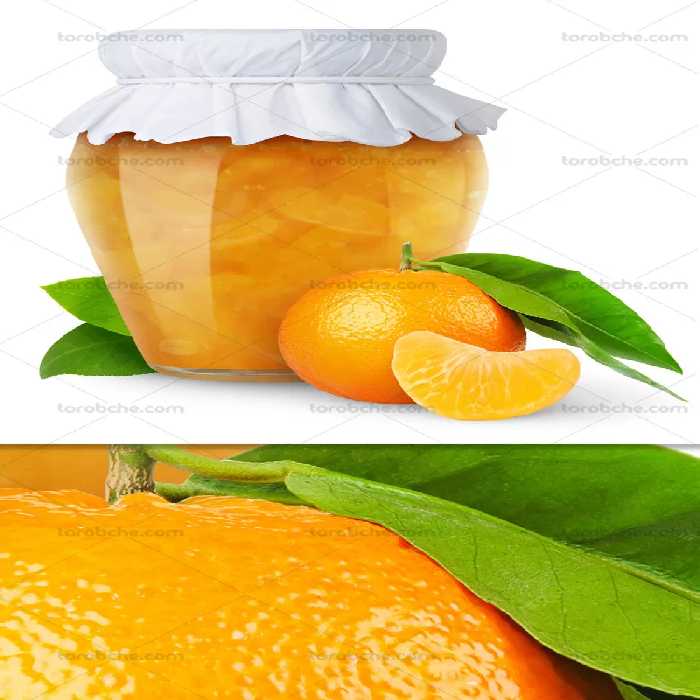 عکس با کیفیت مربای نارنگی | گرافیک با طعم تربچه